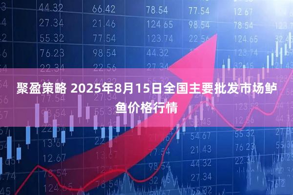 聚盈策略 2025年8月15日全国主要批发市场鲈鱼价格行情