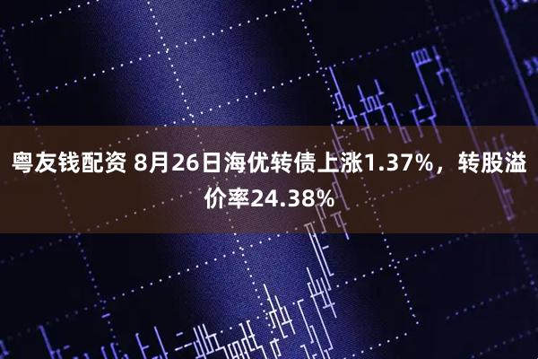 粤友钱配资 8月26日海优转债上涨1.37%，转股溢价率24.38%
