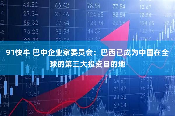 91快牛 巴中企业家委员会：巴西已成为中国在全球的第三大投资目的地