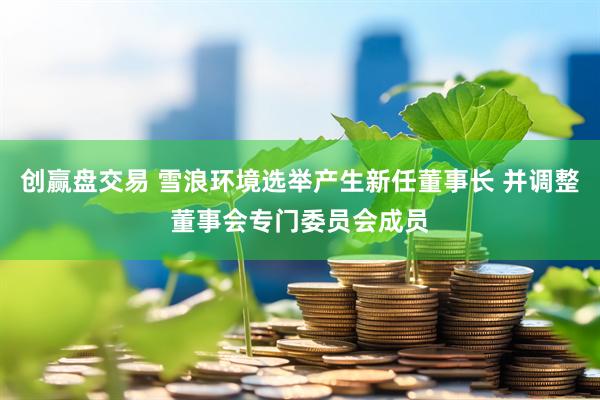 创赢盘交易 雪浪环境选举产生新任董事长 并调整董事会专门委员会成员